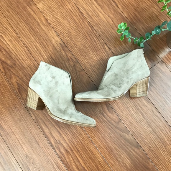 VINCE Suede Havana Ankle Boho Western Boots Size 9 - Picture 2 of 8